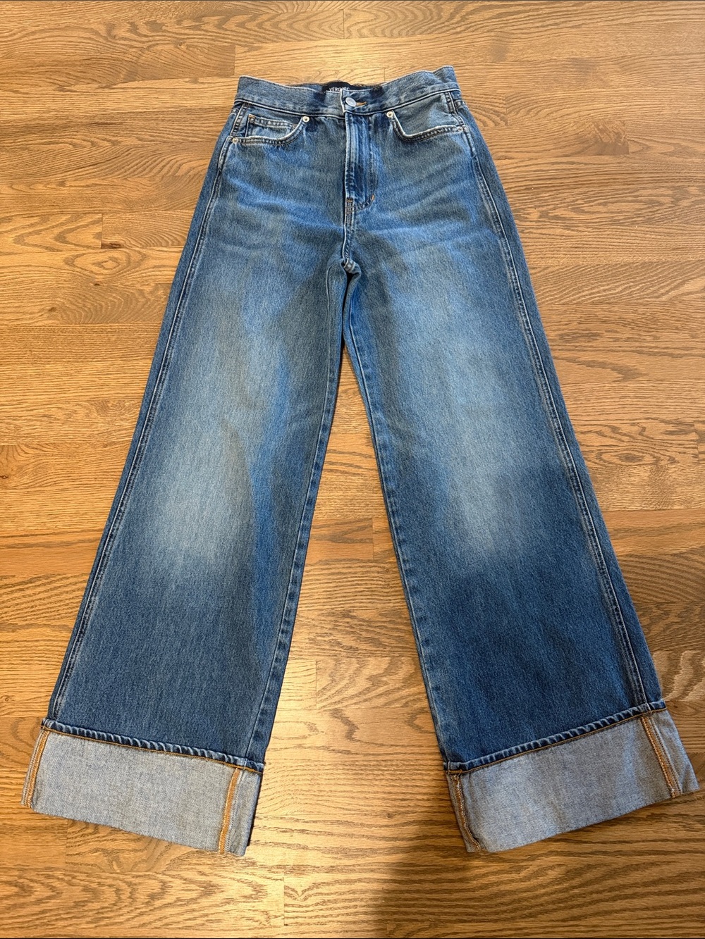 Veronica Beard Relaxed Wide Leg Jeans